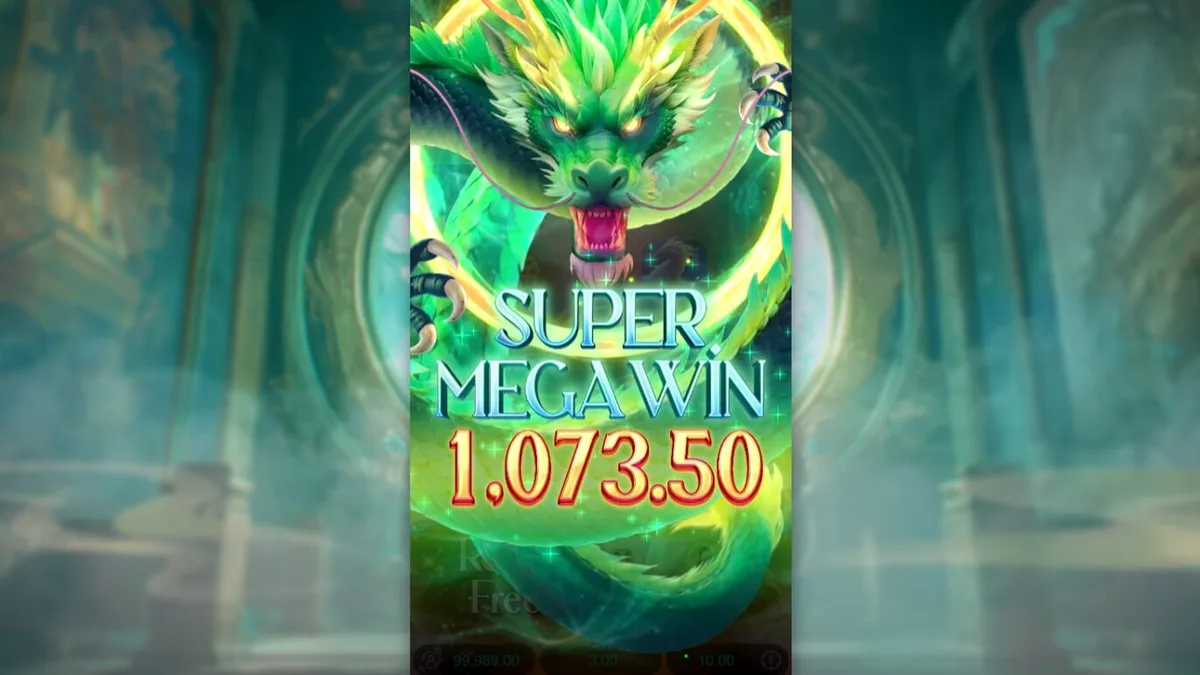 Tampilan visual slot Mythical Guardians dengan simbol mitologi Tiongkok